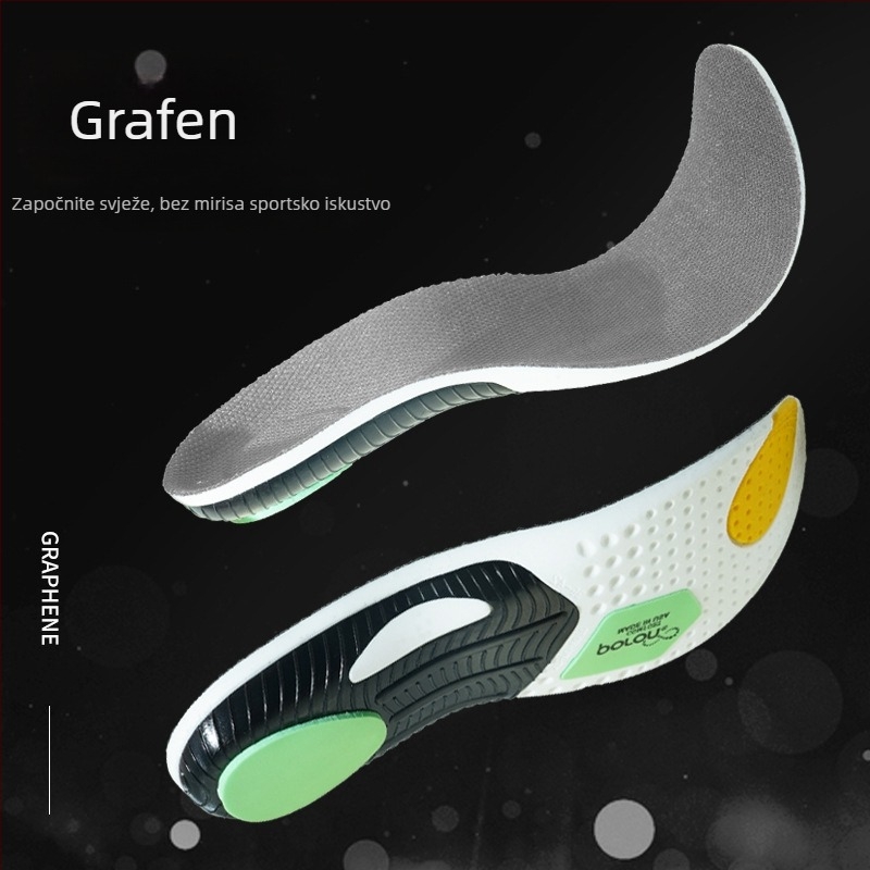 XD-6070 Graphene ulošak za sportske tenisice, PU materijal, potpuni ulošak, funkcija zagrijavanja, pogodan za sportske i casual tenisice