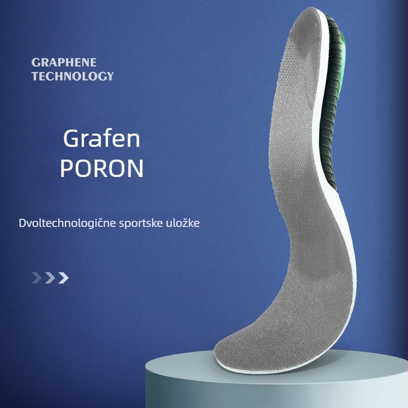 XD-6070 Graphene ulošak za sportske tenisice, PU materijal, potpuni ulošak, funkcija zagrijavanja, pogodan za sportske i casual tenisice