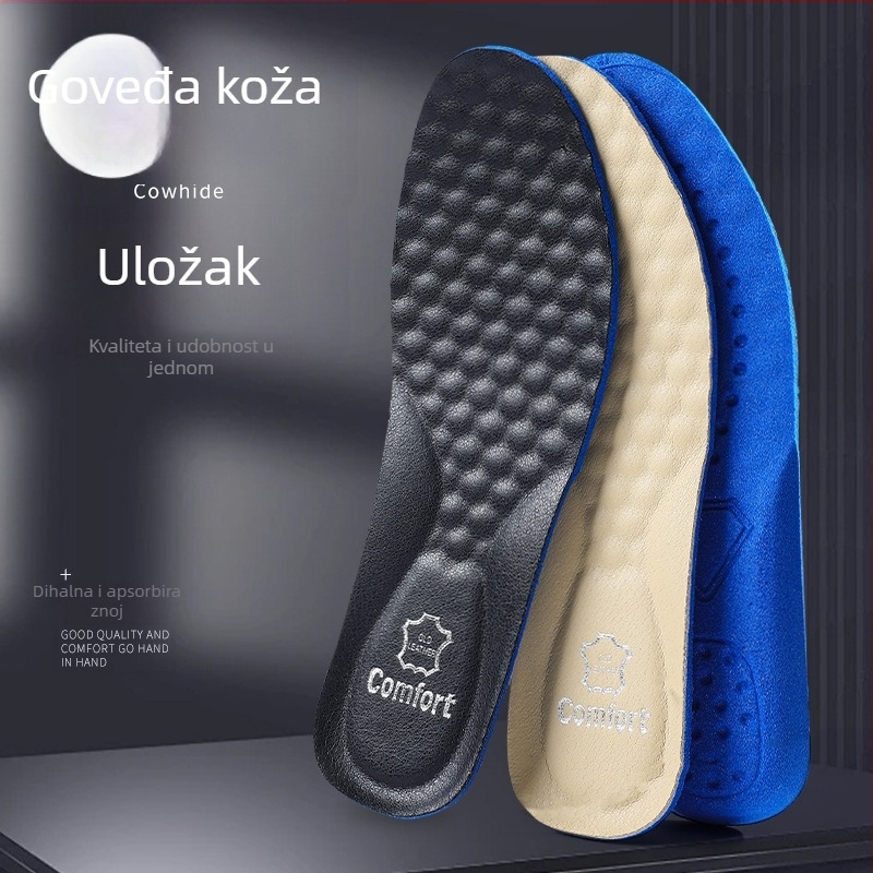 Uložak za sportske tenisice 1918 s masažom, upijanje znoja, dezodorizacija, ublažavanje udaraca i prozračan; cijeli ulošak; materijal: Korean cotton genuine leather; model: 1918; sve sezone.