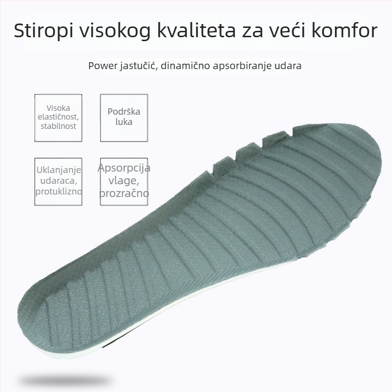 Dr. Song EVA ulošak za tenisice – visoka elastična apsorpcija udara, prozračan, cijeli ulošak, model 203