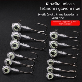 Kuka s olovnom glavom za morski ribolov na čamcu – The Brave, s bodljama