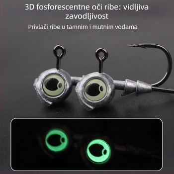 Kuka s olovnom glavom za morski ribolov na čamcu – The Brave, s bodljama