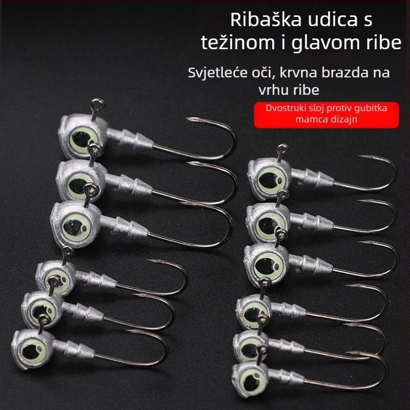 Kuka s olovnom glavom za morski ribolov na čamcu – The Brave, s bodljama