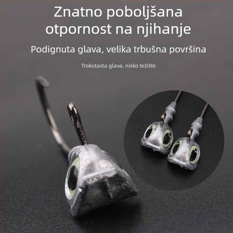 Kuka s olovnom glavom za morski ribolov na čamcu – The Brave, s bodljama