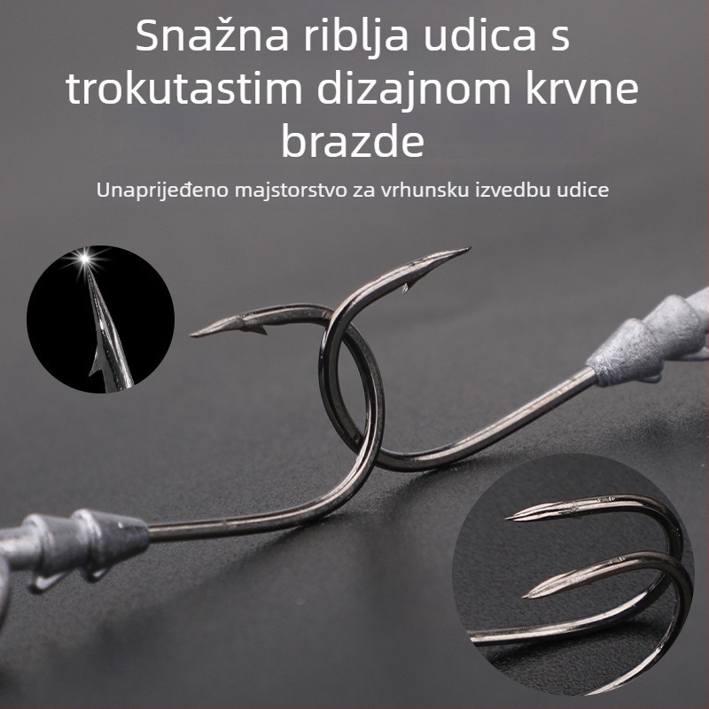 Kuka s olovnom glavom za morski ribolov na čamcu – The Brave, s bodljama