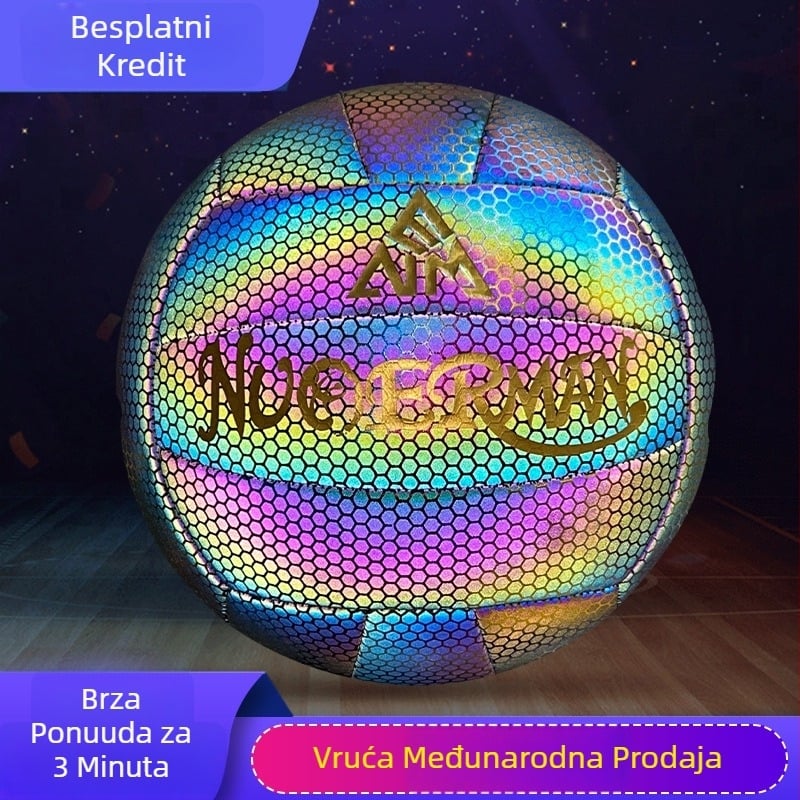 Reflektirajući volejbol – Norman PU, šivanje strojem, ispis logotipa, prilagodba obrade