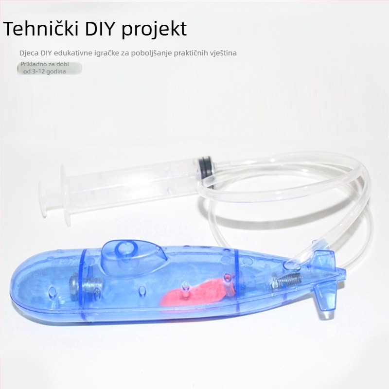 Podmorski znanstveni komplet: DIY električna obrazovna igračka za uzrast 7–14 godina, materijal PP, višefunkcionalno