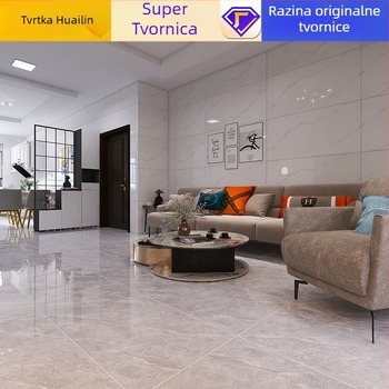 Unutarnje zidne pločice s protukliznom površinom, kamen uzorak, glazirana završna obrada, za kupaonicu, svijetli luksuz