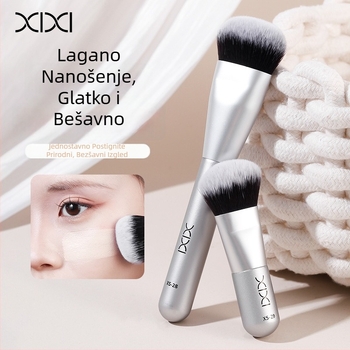 Xixi četka za podlogu, 1 kom., aluminijska drška, pakirano u vrećici, mekane dlačice, prijenosno