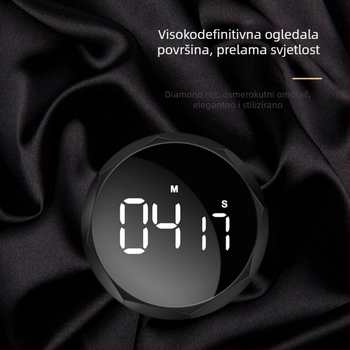 Rotirajući timer 99:59, LCD zaslon, Napajanje baterijom, Budilnik u stilu crtani s odbrojavanjem i memorijom