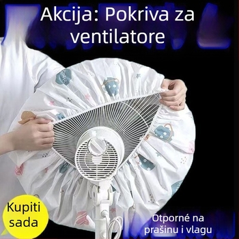 Antiprašna navlaka od netkanog materijala za kućne ventilatore – universalno potpuno pokrivanje, geometrijski oblik, zaštita od prašine