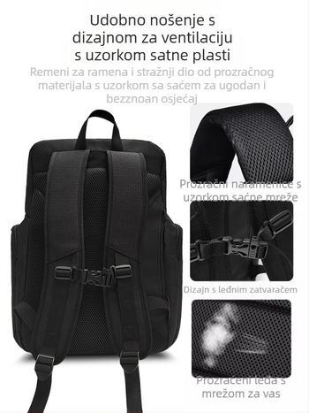 Sherlock Sportski ruksak za košarku i nogomet – Oxford materijal, podstava od sintetičke kože, prozračan i otporan na habanje, gradski minimalistički stil