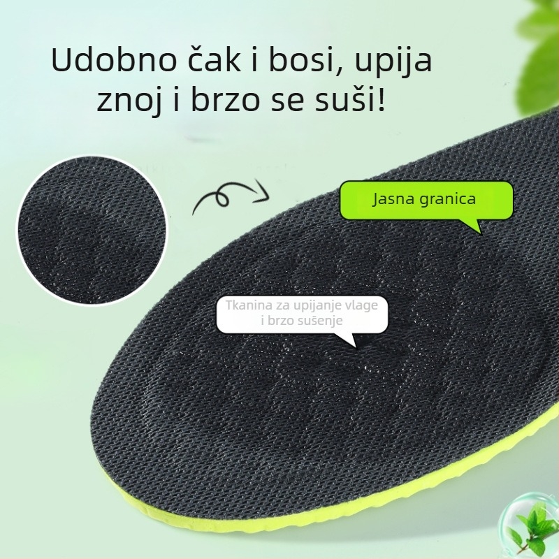 Uložak za obuću s zračnom jastučićem - dezodoriranje, apsorpcija znoja, PU, cijeli ulošak, Bonnie Family 2024126