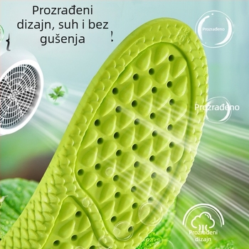 PU ulošak s zračnim jastukom za sportske cipele – Anti-odor, cijeli ulošak, model 2024126