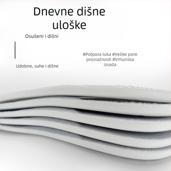 Uložak za cipele s punom dužinom, mrežasti materijal, memorijska pjena, prozračan materijal s PU, odvlačenje vlage i otporan na mirise, unisex, za sve sezone