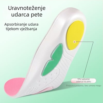 Kiyodo EVA ulošci Shark — potpora luka, apsorpcija udaraca, puni ulošci, za muškarce i žene, za sportske, casual i radne cipele