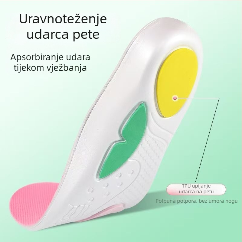 Kiyodo EVA ulošci Shark — potpora luka, apsorpcija udaraca, puni ulošci, za muškarce i žene, za sportske, casual i radne cipele