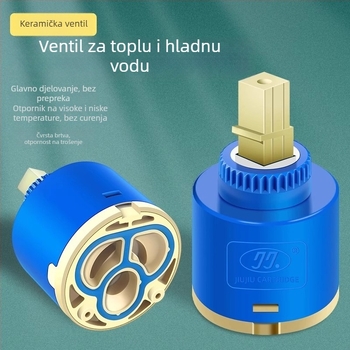 Keramičko jezgro ventila za kuhinjsku miješalicu – hladna i topla voda, PC+keramika, moderni minimalistički stil