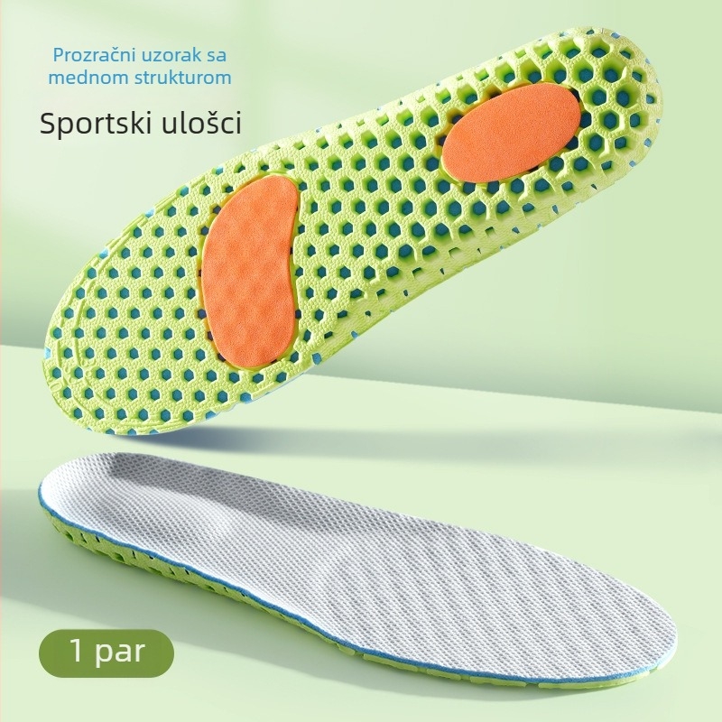 EVA ulošak za sportske obuće, cijeli ulošak, prozračan, upija znoj, unisex