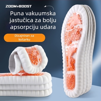PU sportske uloške s zračnim jastukom, prozračne, udarno-apsorbirajuće, debele, mekane i elastične, Model 8046, cijela uložak, za tenisice, čizme i casual obuću