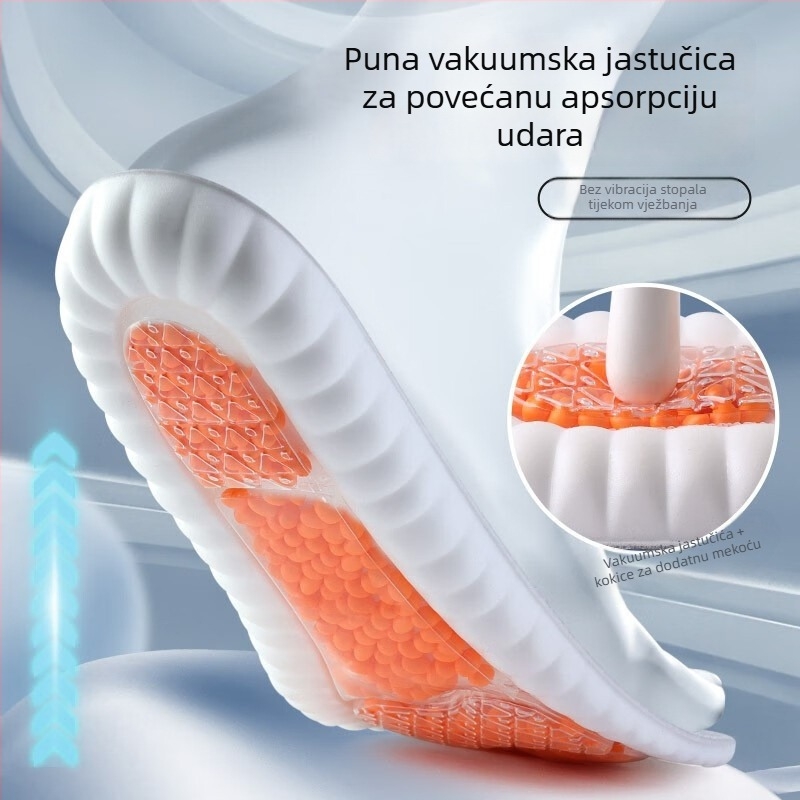 PU sportske uloške s zračnim jastukom, prozračne, udarno-apsorbirajuće, debele, mekane i elastične, Model 8046, cijela uložak, za tenisice, čizme i casual obuću