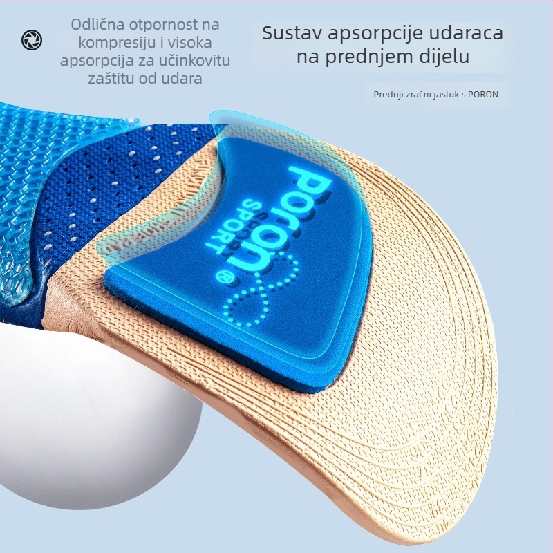 Sportske uloške za cipele – ublažavanje udaraca, upijanje znoja, prozračnost, podrška luka, unisex