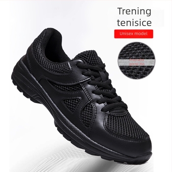 Trening tenisice s prozračnim mrežastim gornjim dijelom, lagane, niski profil, prednje vezanje, potplat s tehnologijom injekcije