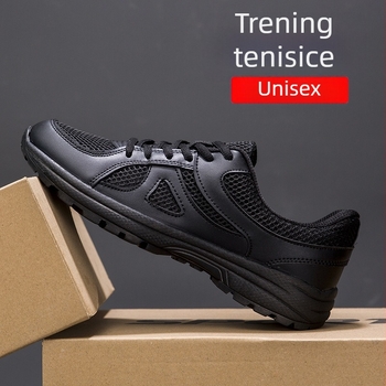 Trening tenisice s prozračnim mrežastim gornjim dijelom, lagane, niski profil, prednje vezanje, potplat s tehnologijom injekcije