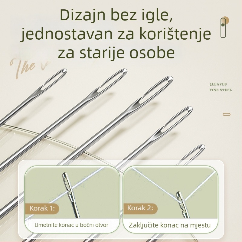 Set za ručno šivanje, 150 komada, bruto težina 0,5 kg, stil Light Luxury