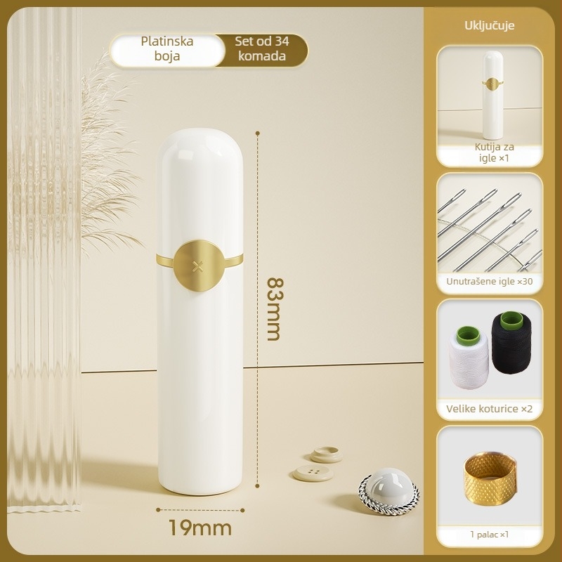 Set za ručno šivanje, 150 komada, bruto težina 0,5 kg, stil Light Luxury