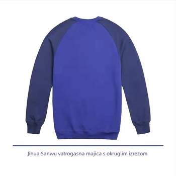 Jihua unisex trening majica s dugim rukavima i okruglim izrezom, pamuk‑mješavina, brzo suši, prozračna, otporna na habanje i na vjetar, za trčanje, fitness i planinarenje