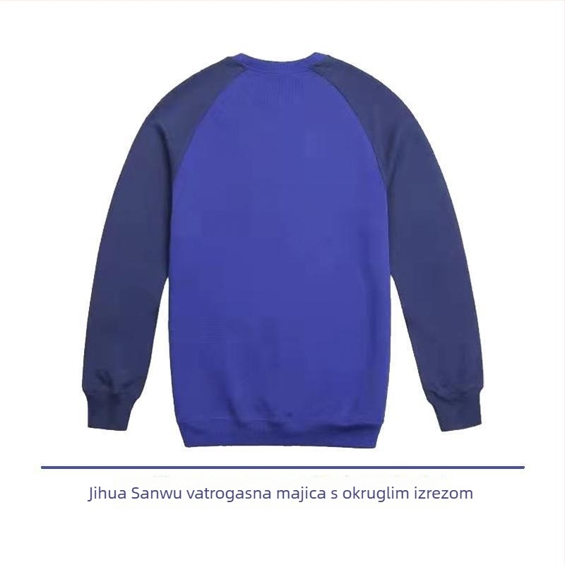 Jihua unisex trening majica s dugim rukavima i okruglim izrezom, pamuk‑mješavina, brzo suši, prozračna, otporna na habanje i na vjetar, za trčanje, fitness i planinarenje