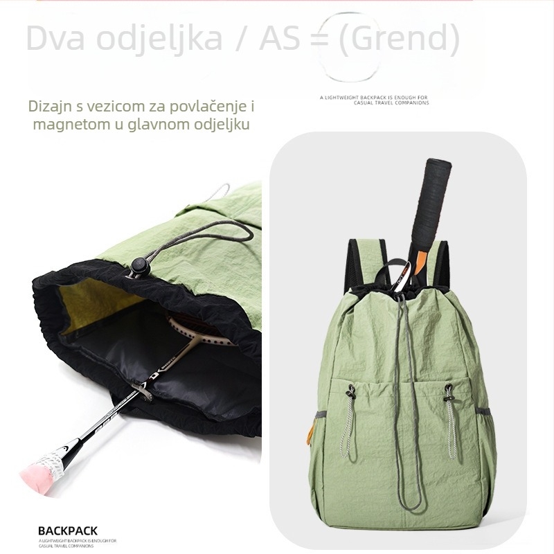 Sherlock sportski ruksak s vodootpornim materijalom, brzo sušenje, zakrivljeni remen za rame, podstava od Oxford tkanine