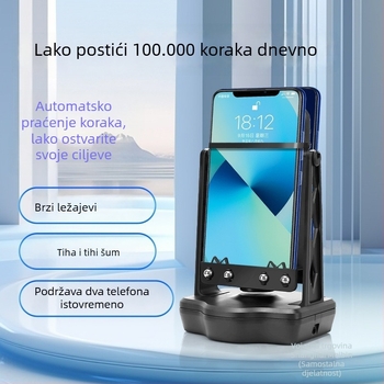 Stepper s ljuljačkom pokretom za telefon, pedometar, automatsko brojanje koraka, otpor zraka, kućna uporaba, Broj proizvoda t2Pbry3i