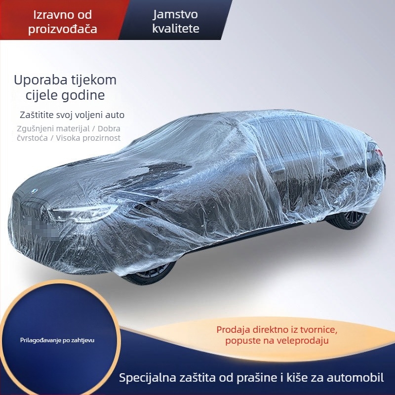 Jednokratno pokrivalo za automobil, univerzalna kompatibilnost, marka Pure Han, težina: 0,2 kg, materijal: Drugo.