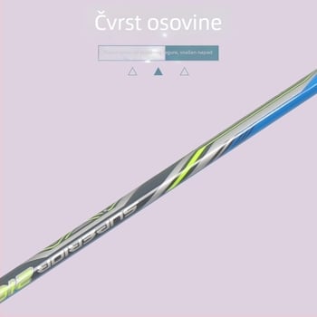 Badminton reketa s okvirom od ferroaloj legure, najlon vlakna, prilagodljiva, pogodna za rekreacijsku mladež, srednja tvrdoća šipke