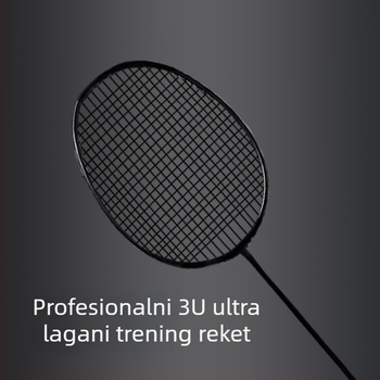 Raketa za badminton, Okvir: karbonsko-aluminijska legura; Težina: 85–89 g; Debljina držača: G4; Konstrukcija: Jednodijelna