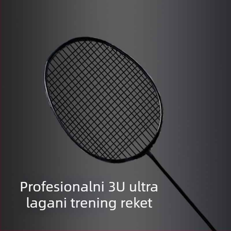 Raketa za badminton, Okvir: karbonsko-aluminijska legura; Težina: 85–89 g; Debljina držača: G4; Konstrukcija: Jednodijelna