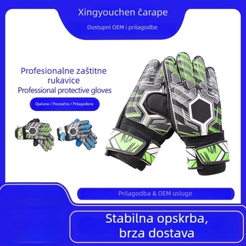 Rukavice golmana, PU materijal, prozračne, protuklizne, unisex, za treninge i nogometne utakmice