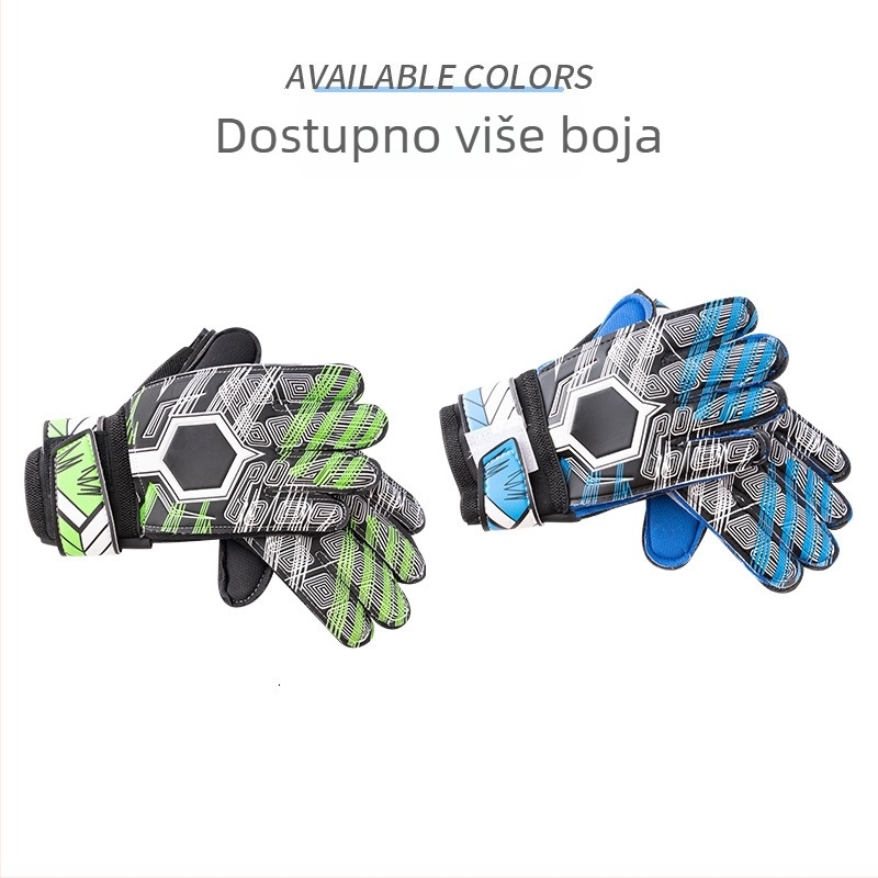 Rukavice golmana, PU materijal, prozračne, protuklizne, unisex, za treninge i nogometne utakmice