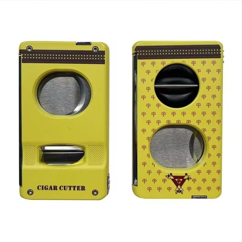V-oblika rezač cigare iz nehrđajućeg čelika s elektropoliranim završetkom – prenosno, luksuzan stil