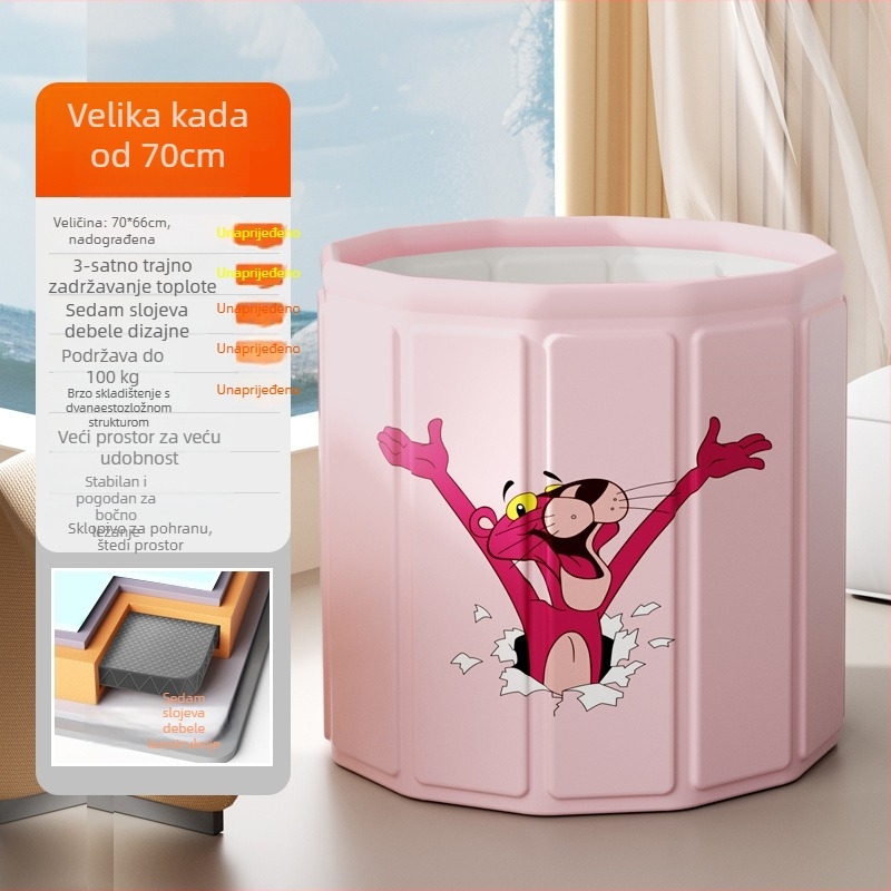 Dječji sklopiva kanta za kupanje, materijal: najlon, namjena: kupanje, sklopni dizajn