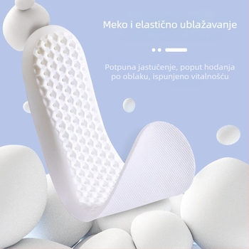 Uložak za obuću - PU materijal, upijanje znoja, prozračnost, cijela uložak, tiskani uzorak, pogodna za sportske, casual, kožne i radne cipele