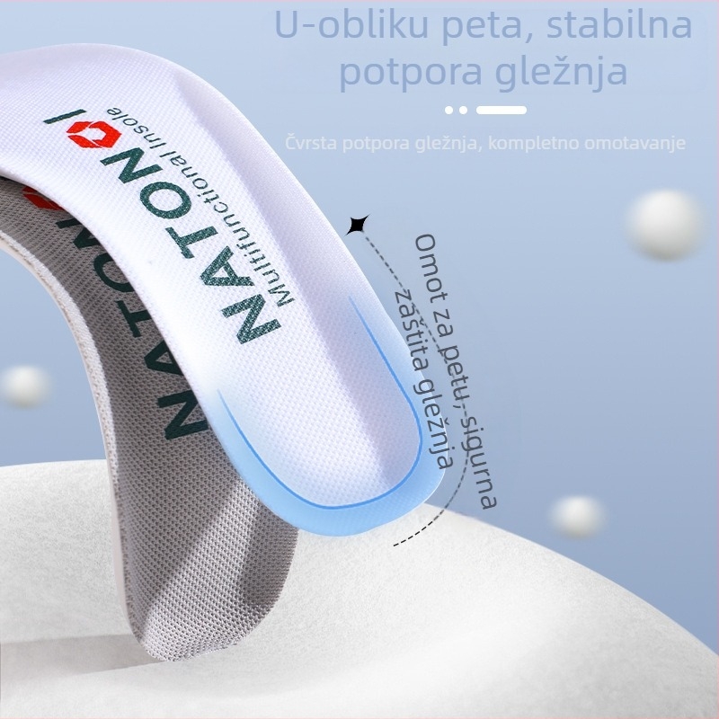 Uložak za obuću - PU materijal, upijanje znoja, prozračnost, cijela uložak, tiskani uzorak, pogodna za sportske, casual, kožne i radne cipele