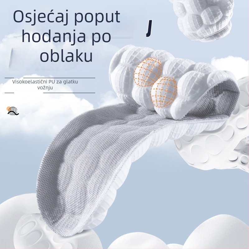 PU materijal sportski ulošci, model 7071; sportski ulošak; funkcija: upijanje znoja i prozračnost; pogodna za tenisice, svakodnevne i radne cipele