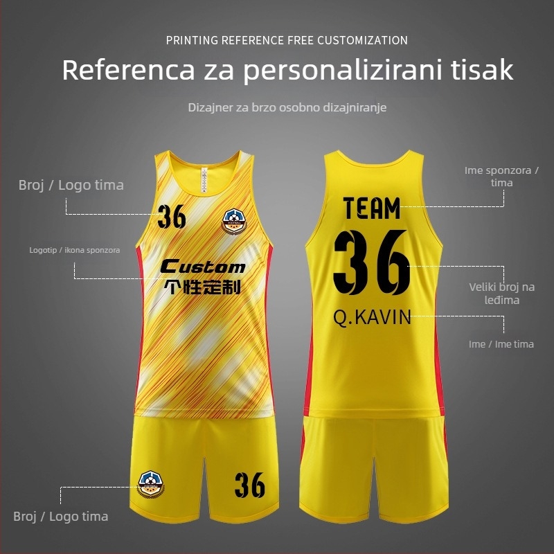 Trening komplet za atletiku - brzo sušenje, 100% poliester, podstava: poliester vlakno, unisex, za sve sezone