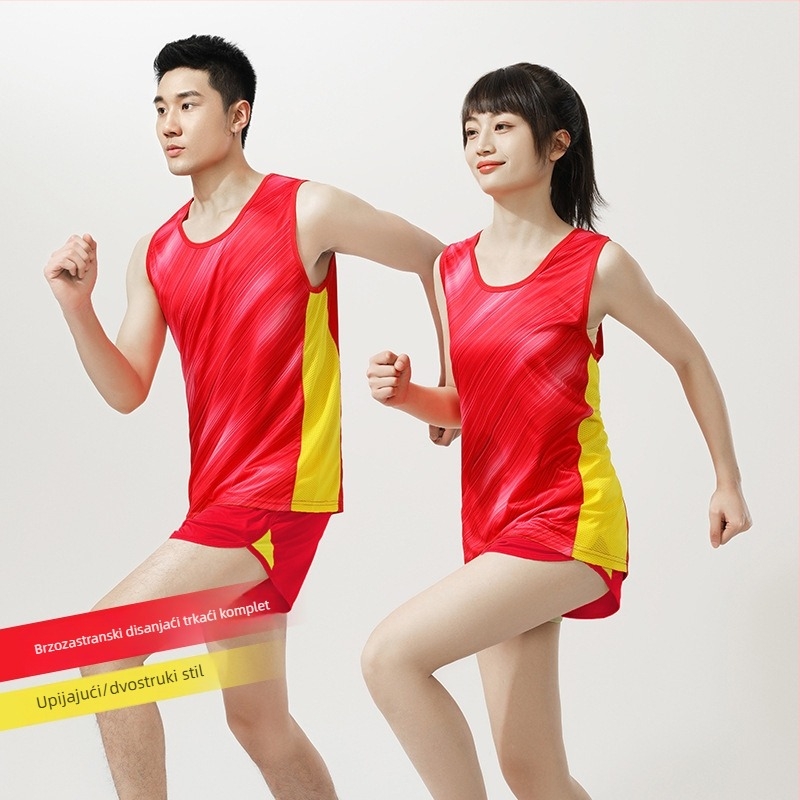 Trening komplet za atletiku - brzo sušenje, 100% poliester, podstava: poliester vlakno, unisex, za sve sezone