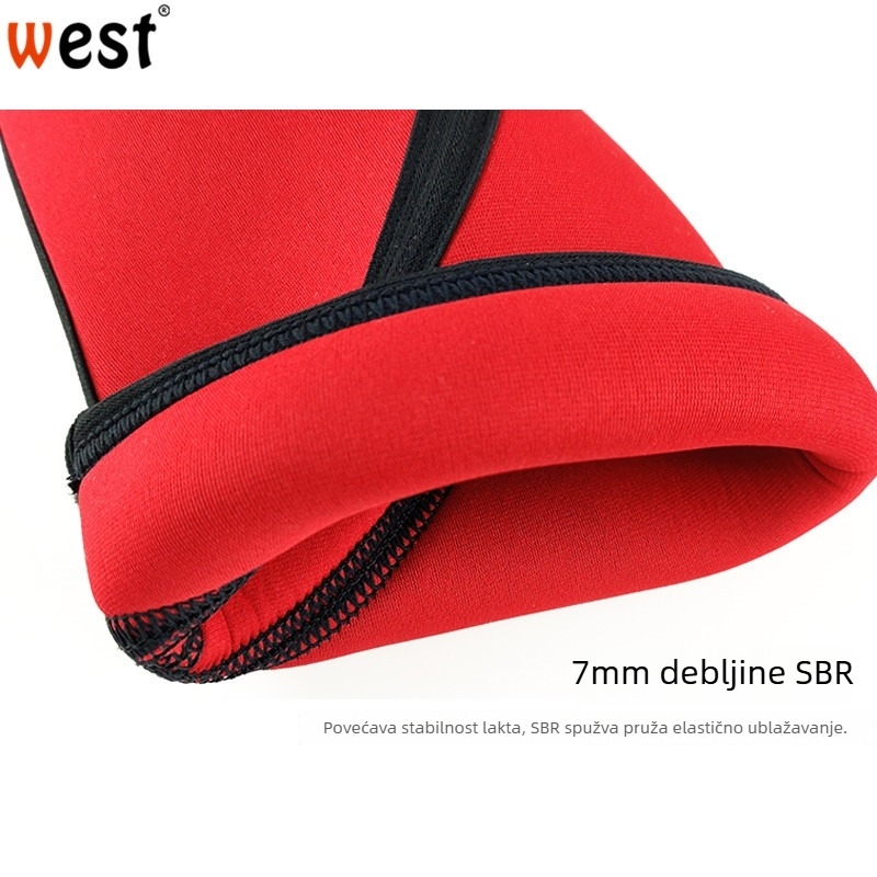 Zaštitnici za laktove, 7 mm diving materijal, debeli jastučići za zaštitu od udara, za košarku, nogomet, odbojku, trčanje i fitness