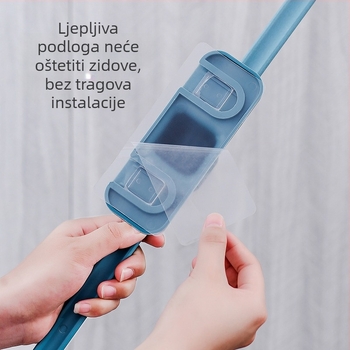 Plastični držač za ručnike s vakuumskim pričvršćivanjem, bez bušenja, 1 kom, brenda Rising Rainbow