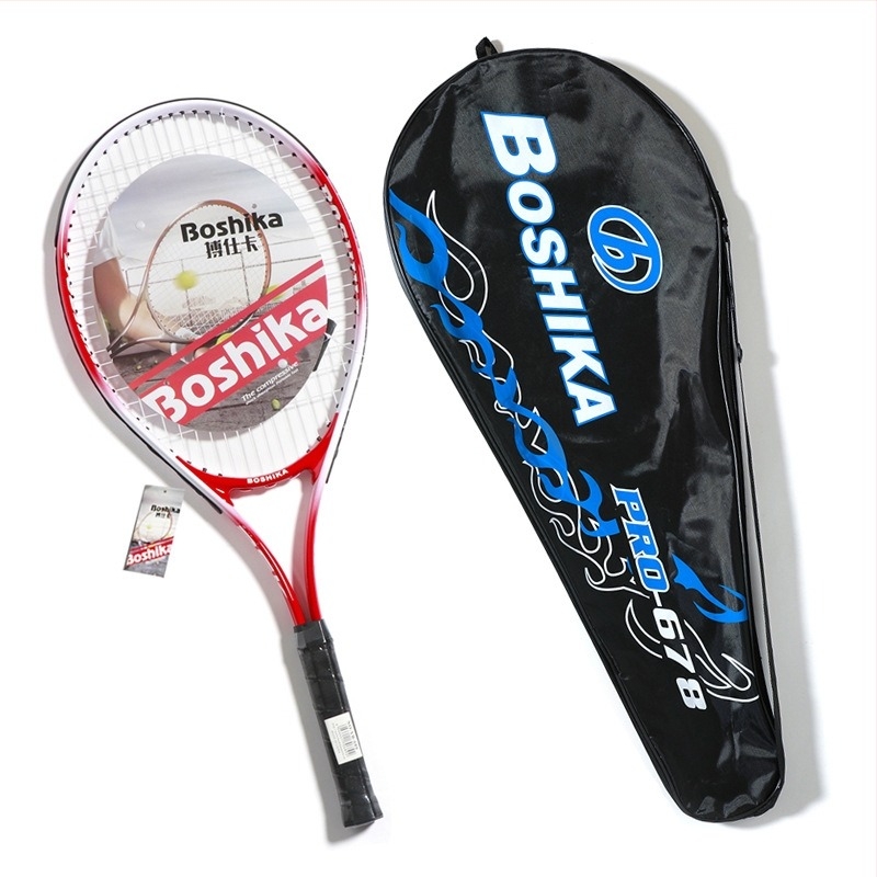 Set teniskih raketa s trenerom, okvir od aluminijske legure, težina 95–100 g, dizajn vodoravnog udarca, za početnike juniore